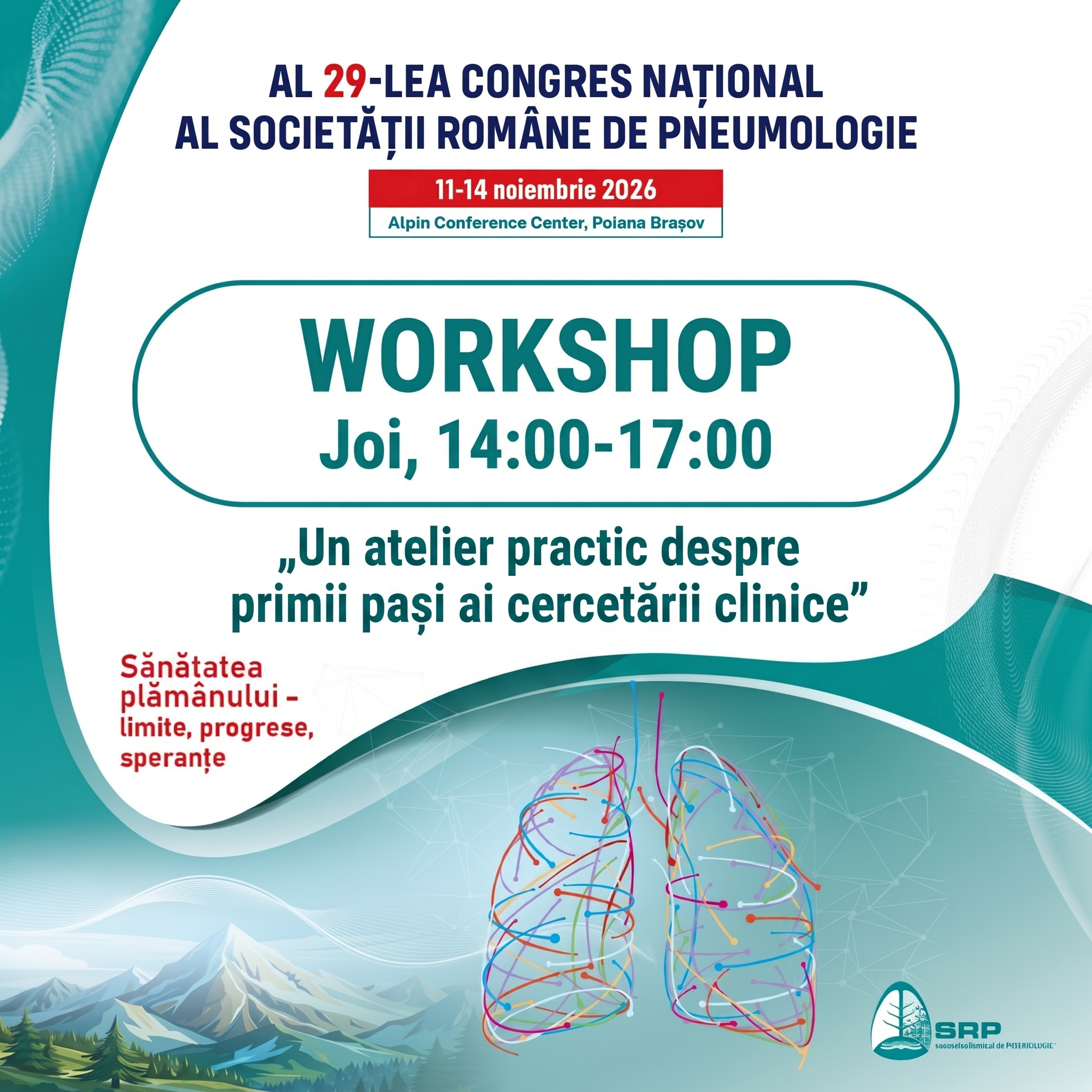 Workshop “Un atelier practic despre primii pași ai cercetării clinice”